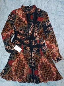 festliches Luxus Kleid mit Animal Print,Gr.L /UK 14 ,Neu - Bild 1 von 9