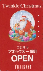 Télécarte JAPON - PERE NOEL - TWINKLE CHRISTMAS SANTA CLAUS JAPAN phonecard - Imagen 1 de 1