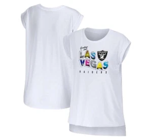 WEAR NHL Women's Vegas Golden Knights "Greetings From" Muscle T-Shirt Size L - Picture 1 of 5