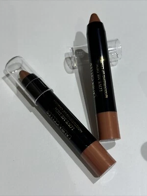 Laura Geller Love Me Dew Moisturizing Lip Crayon Fig Prosecco Duo Neu