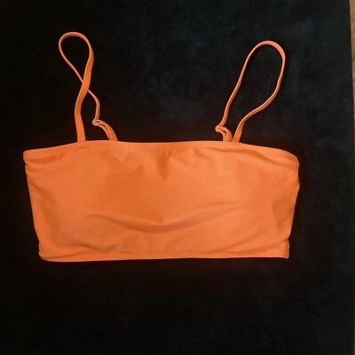 Top de traje de baño naranja para mujer talla L Foto 1 de 3