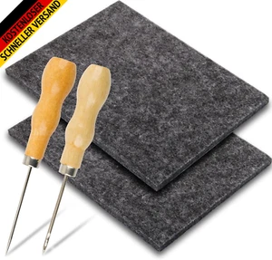2 X Prickeln Prickelset Inkl. 2 Stück Prickelnadel Und 2 Blatt Filzmatte (20X15C - Bild 1 von 5