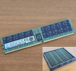 64GB Samsung DDR5 PC5-5600 RDIMM 288-pin ECC Reg RAM M321R8GA0PB0-CWMXH 5600B - Picture 1 of 2