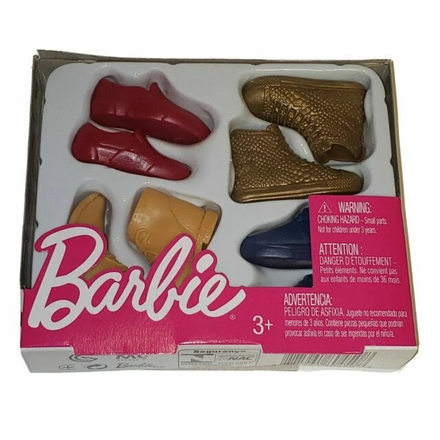 Barbie Ken Shoe Pack - 4 Pairs