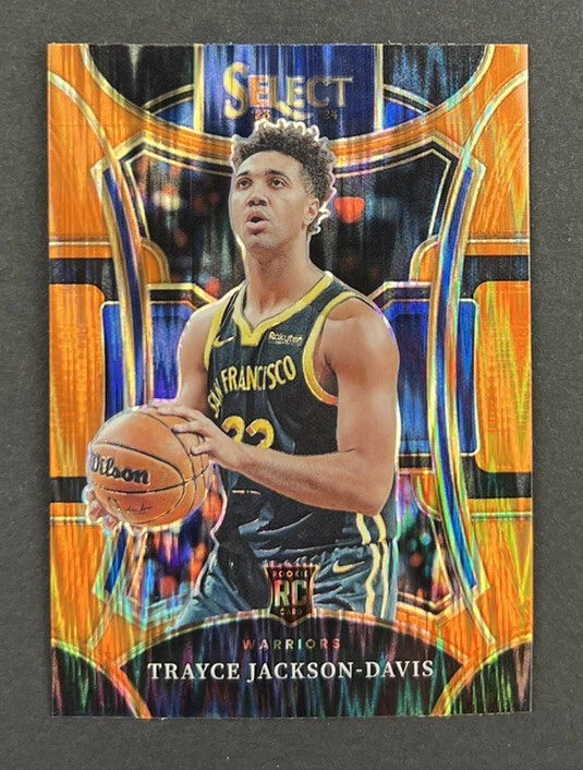 Trayce Jackson Davis 2023-24 Select Mezzanine Level Rookie RC Orange Flash #329