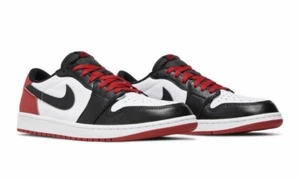 Jordan Retro 1 Low OG "Black Toe" Mens CZ0790-106 & GS CZ0858-106 - Fast Ship - Picture 1 of 5