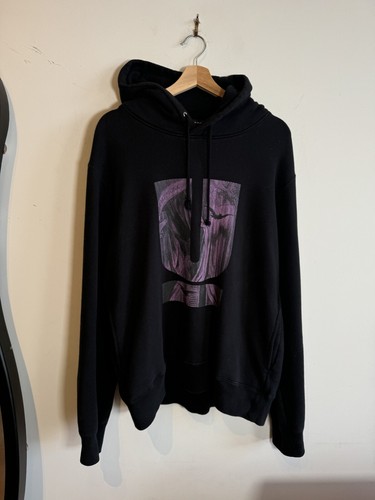 Felpa con cappuccio Undercover AW19 viola pipistrello taglia 5