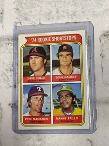 Topps 1974 #597 Rookie Shortstops/M.Trillo NM NRMT MLB Baseball Vintage Vtg Card - Picture 1 of 3