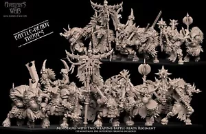Minotaurs with Dual Weapons x5 - Avatars of War - Picture 1 of 4
