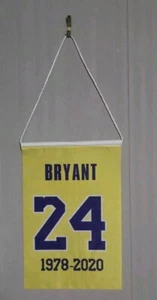 Kobe Bryant Los Angeles Lakers 8x5.5 Inch Banner Flag - Picture 1 of 1