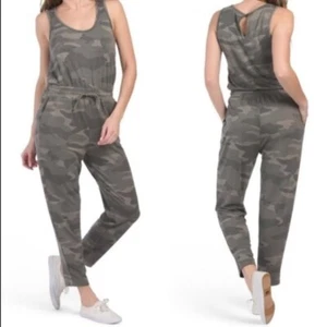 Splendid Camo Terry Tank Jumpsuit Tank Super Soft Size XL - Picture 1 of 6
