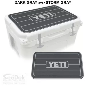 SeaDek Pad Top fits YETI Tundra Cooler - Marine EVA Mat - DG/SG - YETI Teak - Picture 1 of 6