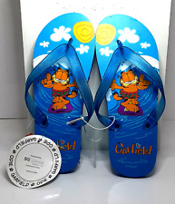 Vintage Garfield Flip Flops Size 7-8 New Read Garfield Collectible