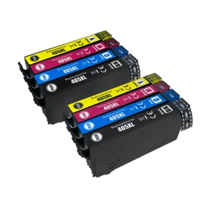 2 juegos de cartuchos de tinta compatibles no OEM de repuesto para tintas de maleta 405XL - Imagen 1 de 1
