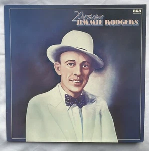 Jimmie Rodgers 20 Of The Best 20 Track Vinyl Album - Imagen 1 de 3