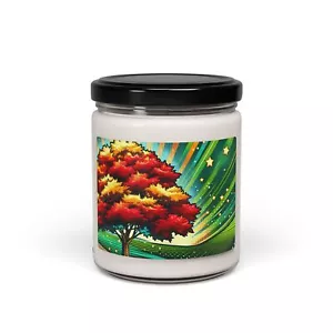 Vela de soja perfumada, esplendor de árbol de otoño de 9 oz en estilo arte pop 12, regalo - Imagen 1 de 47