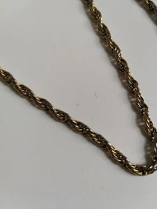 Cadena giratoria cuerda oro coreana vintage 60 cm - Imagen 1 de 2
