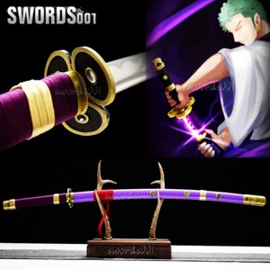 carbon steel Yamato Japanese Samurai Katana Sword of Roronoa Zoro One Piece 阎魔 - Picture 1 of 12