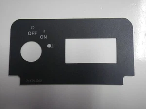 EZGO TXT 1994-Up Golf Cart Key Switch Plate Decal w/ Headlight Switch |71129-G01 - Picture 1 of 2