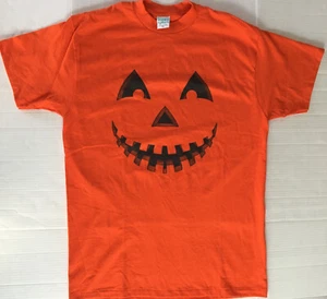 Vintage Halloween T-Shirt Jack O’ Lantern Pumpkin XL Single Stitch Made in USA - Imagen 1 de 9