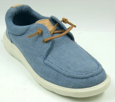 Zapatillas deportivas Sperry Captain's sin usar, en caja, para mujer talla 7,5 M azules cáñamo zapatos cómodos sin cordones Foto 1 de 4