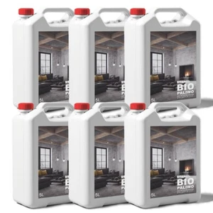 30L Liter Bioethanol Premium 100% für Bio Alkohol für Kamin 6 x 5L - Bild 1 von 7