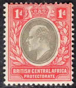 BRITISH CENTRAL AFRICA 1903/4 STAMP Sc. # 60 MH - Picture 1 of 2