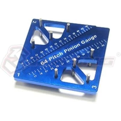 3RACING ST-007 ALUMINIUM Pinion & Camber Gauge 1/10 1/12 RC ONROAD TOURING CAR - Image 1 of 4