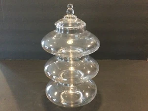 Imperial Candlewick Raro Torre Tarro Snack Set 11" - Imagen 1 de 7