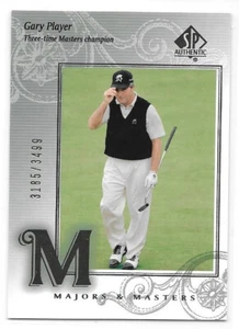 2002 Upper Deck UD SP Authentic #119 Gary Player Majors & Masters /3499 - Picture 1 of 2