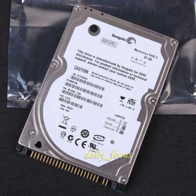 For Seagate ST980815A 80 GB 2.5" 5400 RPM PATA IDE Hard Disk Drive HDD - Image 1 of 2
