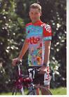 CYCLISME carte cycliste MARC WAUTERS équipe LOTTO caloi mavic 1993 signée