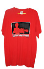 Scarface Tony Montana M16 movie 80's Cuba drugs Pacino T-Shirt L MENS RED 
