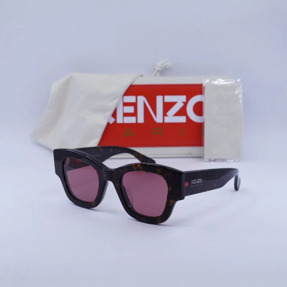 Kenzo KZ40169U 52S Dark Havana/Bordeau-23-140 Sunglasses