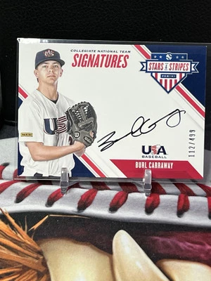 2020 Panini USA Baseball Stars & Stripes - Collegiate National Team... - Image 1 of 3