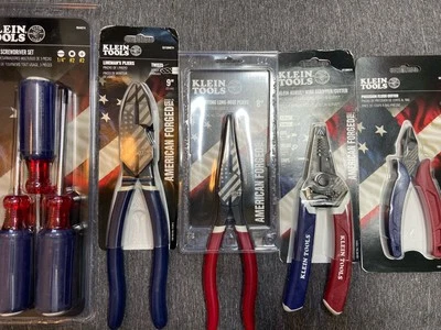KLEIN TOOLS American Forged Ltd. Ed. Complete Set 5 ToolsNEW IN ORIGINAL PACKAGE - Image 1 of 2