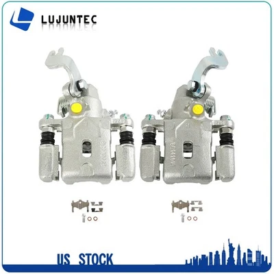 2 шт задних суппорта дискового тормоза с кронштейном для 2001 2002 2003 2004 Hyundai Elantra - Изображение 1 из 4