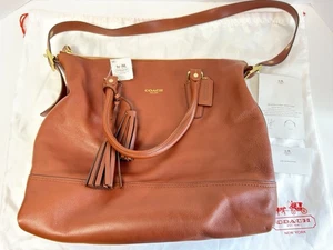 Coach Legacy Rory North South Satchel Schultertasche 19892 Saddle BRN Leder Neu mit Etikett - Bild 1 von 21