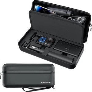 ¡NUEVO CON ETIQUETAS!  Bolsa de Transporte CYNOVA para DJI Osmo Action 4/5 Pro, Bolsa Protectora de Almacenamiento de PU - Imagen 1 de 9