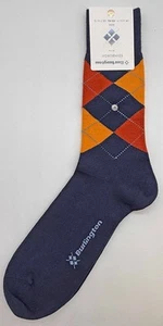 Calcetines Burlington Edinburgh Argyle para hombre Reino Unido 6,5-11 75 % lana virgen 25 % polamida - Imagen 1 de 5