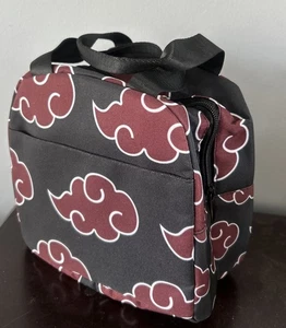 Naruto Shippuden Akatsuki Red Cloud Chibi Lunch Pale Bag Insulated - Picture 1 of 6