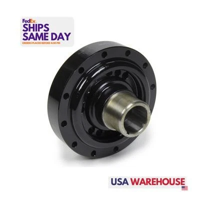 Equilibrador armónico Power Bond PB1086SS, One Black Sbf Steel - Par de rendimiento Sfi Foto 1 de 4