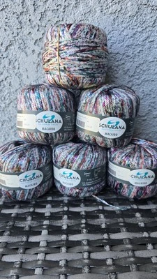 Vintage NOS Schulana Macaibo la malla de moda 40/4036 Cotton/Rayon 6 piezas hilo Foto 1 de 4