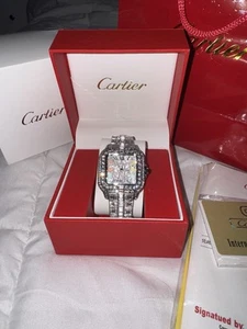 Cartier VVS Diamonds Watch - Passes Diamond Tester - Picture 1 of 3