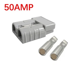6 x Conector de enchufe Anderson 50A para remolque de caravana solar 4x4 camión barco yate - Imagen 1 de 5