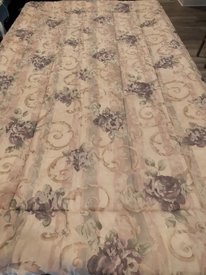 Croscill Cassis Rose Chambord Full Queen  Comforter Only Amethyst Purple - Image 1 of 4