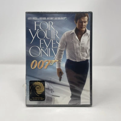 For Your Eyes Only (DVD, 2012) James Bond 007 - Roger Moore - Sealed With Tear - Image 1 of 4