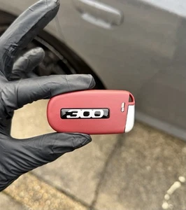 RED DODGE 300 KEY FOB WITH LOGO (SHELL ONLY!!!) - Picture 1 of 3