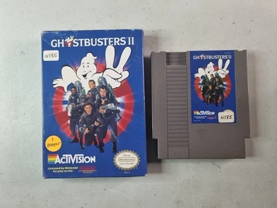 Ghostbusters II (Nintendo Entertainment System, 1990) Box And Cart - Image 1 of 4