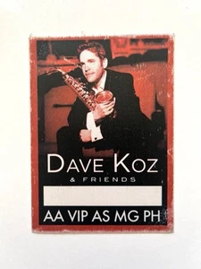 Dave Koz & Friends Satin Tuch All Access VIP Pass - Bild 1 von 3